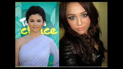 Miley Cyrus And Selena Gomez! 