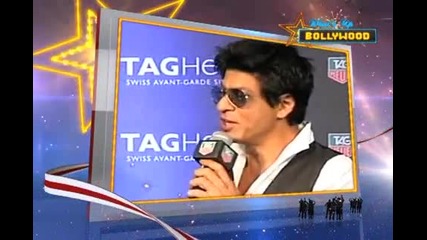 Srk promotes Tag Heuer watch