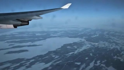 Avrora- северното сияние от самолет