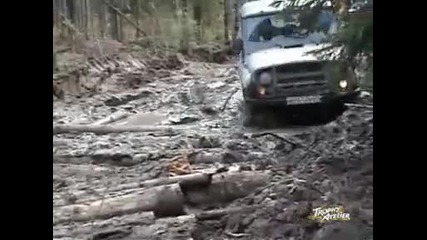 Offroad In Russia with styer pinzgauer and uaz 