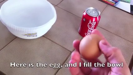 Яйце в Кока Кола за една година - Експеримент