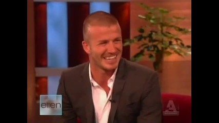 David Beckham Interview On Ellen Part 1 of 3 