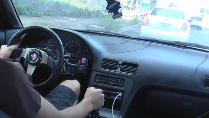 Driving Around in Nissan 240sx
