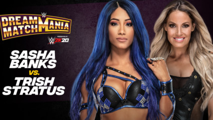 Sasha Banks and Trish Stratus square off during WWE Dream Match Mania