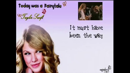 Today was a Fairytale - Taylor Swift with lyrics (official Video) (hq)