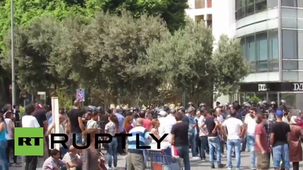 Ливан: Анти-правитествено движение се сблъска с охранителна полиция в Бейрут