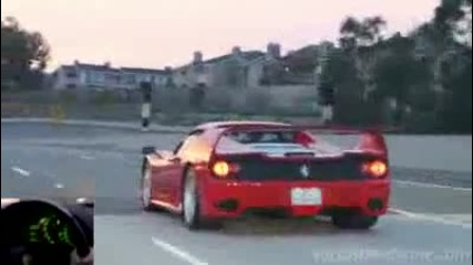 Ferrari F50 Огън от аспуха 