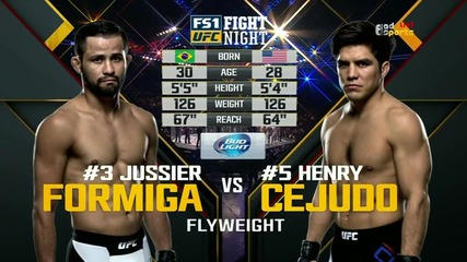 Jussier Formiga vs Henry Cejudo (ufc Fight Night 78, 21.11.2015)