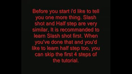 Slash shot tutorial