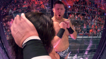 See upclose footage of Superstar reactions inside this year’s Elimination Chamber Match