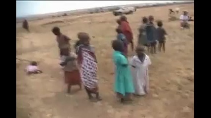 Африка Масай Мара - dance Of honor (for american elder woman) 