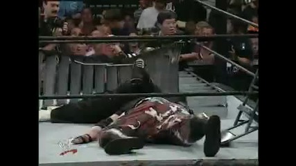 Wwf Summerslam 2000 The Hardy Boyz vs. Edge and Christian vs. Dudley Boyz Tlc Match Part 1/2 