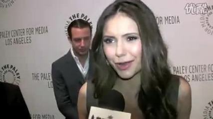 Paul Wesley and Nina Dobrev