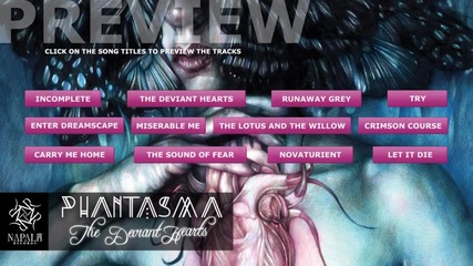 Phantasma - The Deviant Hearts ( Upcoming album - Preview)