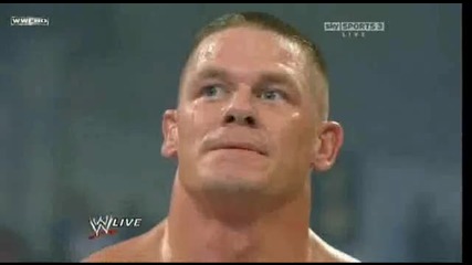 John Cena New Wwe Champion Cm Punk Returns to Raw 25/07/2011