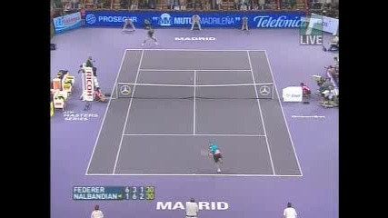 Atp Ms Madrid 2007 : Федерер - Налбандиан| 3ти сет