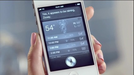 Zooey Deschanel iphone 4s Siri Commercial ( H D )