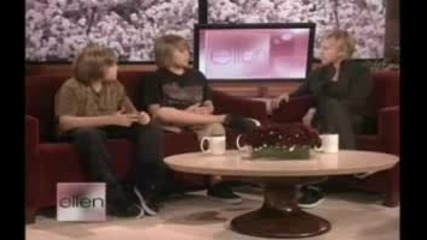 Dylan and Cole Sprouse on Ellen 