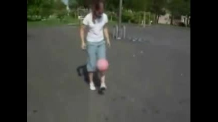 Момиче Играе Футбол