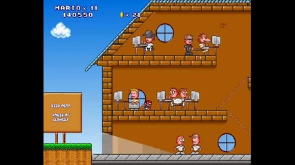 Mario Forever 2012 - Human Laboratory (last Level)