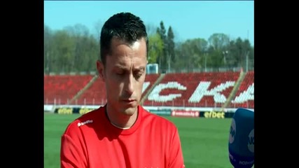 Христо Янев с интервю за Нова Телевизия преди Берое - ЦСКА