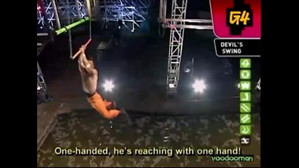 Ninja Warrior - Fire man !