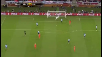 Уругвай 0:1 Холандия / гол на Джовани ван Бронхорст / 