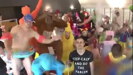 Димитър Бербатов и Фулъм танцуват на Harlem Shake