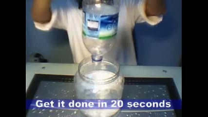 Как Да Излеем Вода 1.5л вода за 2 сек