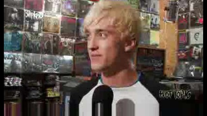 Tom Felton at Hot Topic Paramus,  New Jersey