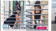 Kylie Jenner Channels Kim Kardashian, Spotted Modeling a Sexy Monokini on a Balcony
