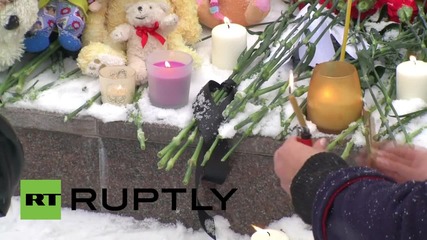 Russia: Yekaterinburg mourners lay tributes for flight 7K9268 victims