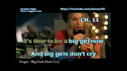 [karaoke] Fergie - Big Girls Dont Cry