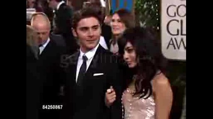 Zanessa At The Golden Globes