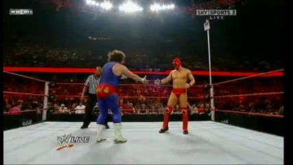 Raw 08/10/09 Eugene vs Calgary Kid [ Raw superstars contract match]