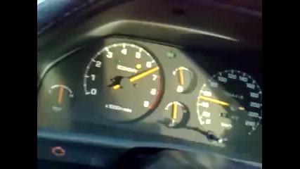 Toyota Celica Turbo 3s - Gte acceleration 1+2gear 0 - 100kmh 