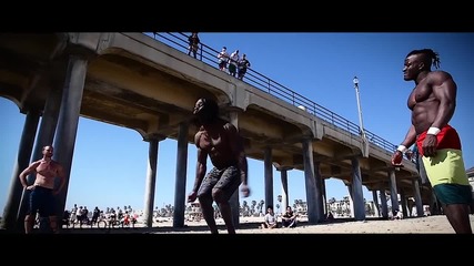 African Beasts Alseny and Sekou @ Huntington Beach W Strength Project