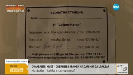 СЛЕД АВАРИЯТА: Приключва отчетът на 5700 абонатни станции в София
