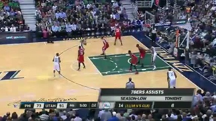 Philadelphia 76ers vs Utah Jazz - March 25, 2013