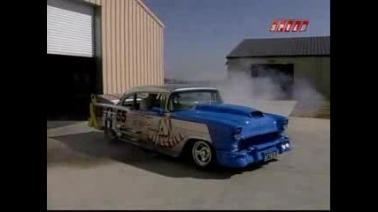 Merlin V12 Powered 55 Chevy