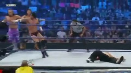 Smackdown |2009| [hardy Boyz Returns] The Hardy Boyz & John Morrison vs The Hart Dinasty & Cm Punk
