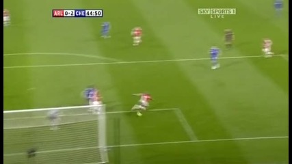 Arsenal 0 - 2 Chelsea (vermaelen Og) 