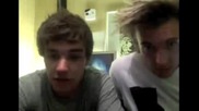 One Direction - Лиъм и Анди - Epic Twitcam на 19.06.12. част 1/5