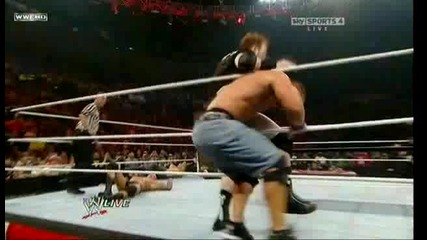Randy Orton vs John Cena Tables Match