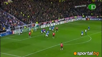 Рейнджърс - Манчестър Юнайтед 0:1 ( Всички Голове ) 24.11.2010 