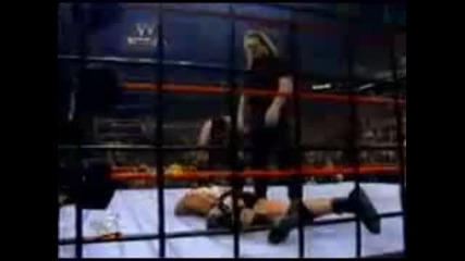 Wwf/ Steve Austin vs Vince Mcmahon (steel Cage Match) part 3 