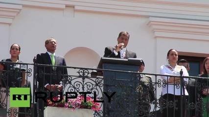 Ecuador: Correa denounces oppositional protests over wealth tax