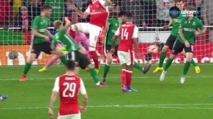 Арсенал - Линкълн 1:0 /полувреме/