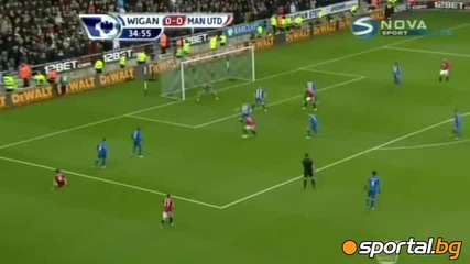 Уигън - Манчестър Юнайтед 0-4 - Видео Европейски футбол