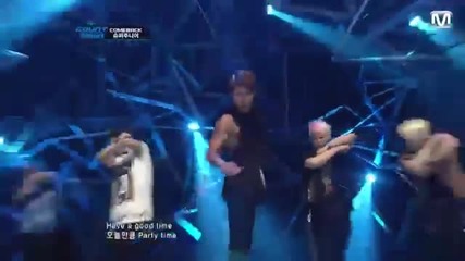 July 5, 2012 Super Junior Comeback performance of From U + Sexy, Free & Single @ Mnet's M Countdown